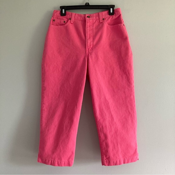 NEWPORT NEWS pink capris size 12 - Picture 1 of 10